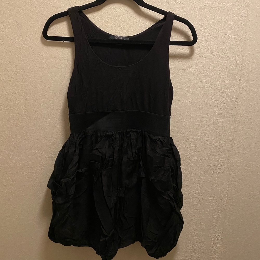 NWOT black forever 21 ruffle dress